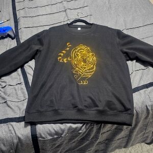 Gold tiger sweater